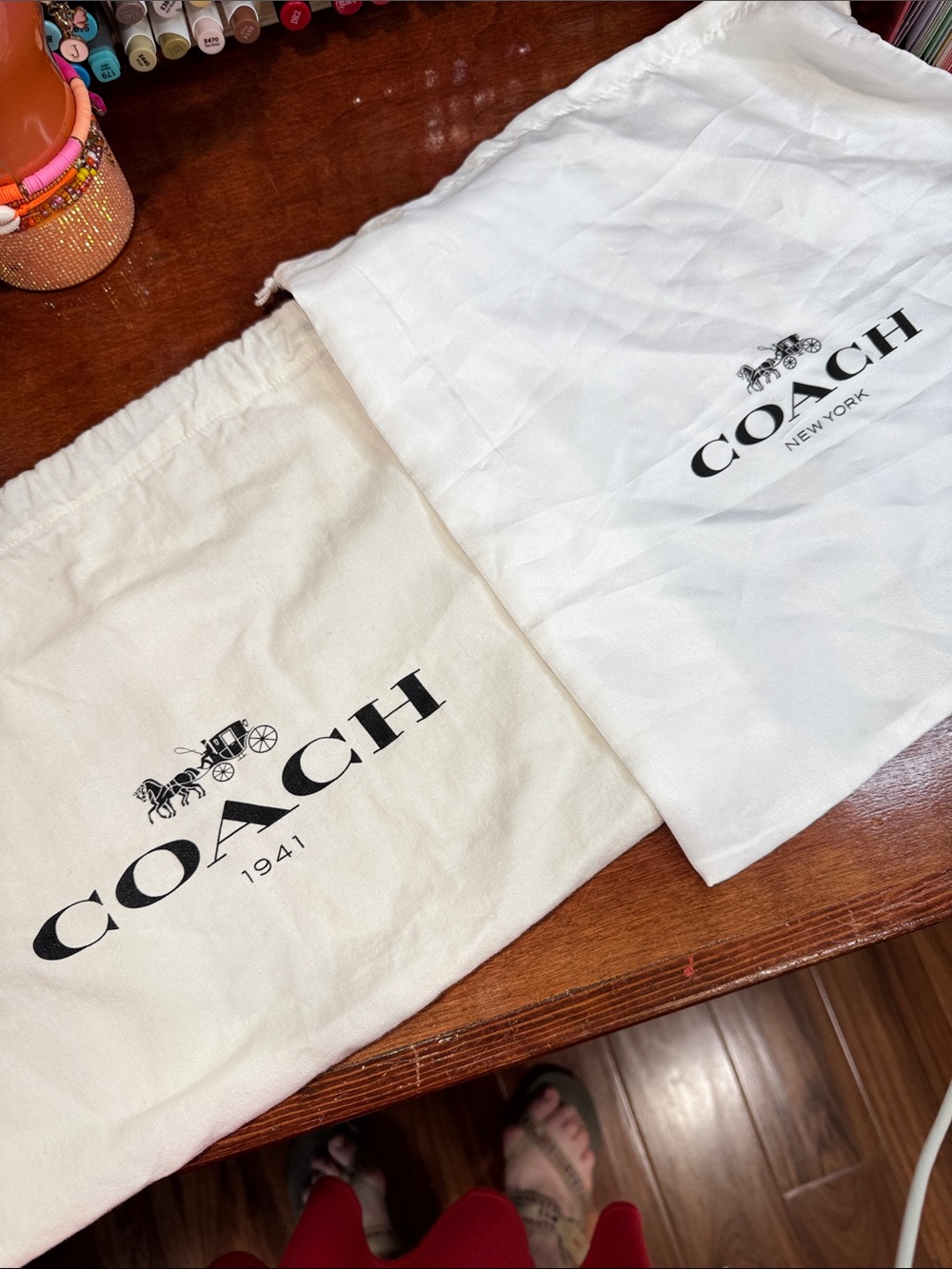 Coach Dust Bags